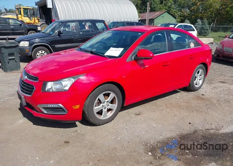 2015 Chevrolet Cruze 1Lt Auto из США, поврежденный, VIN 1G1PC5SB0F7192434